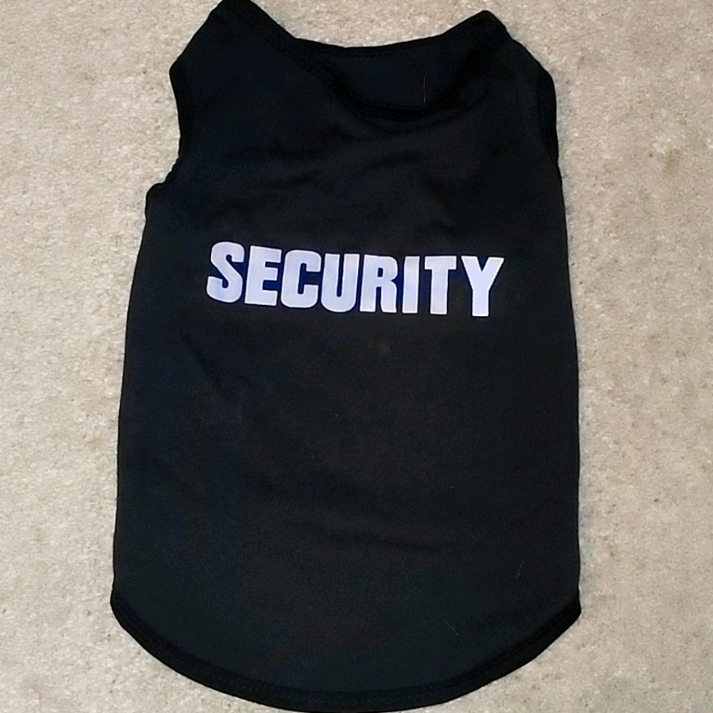 Black Security Dog Shirt